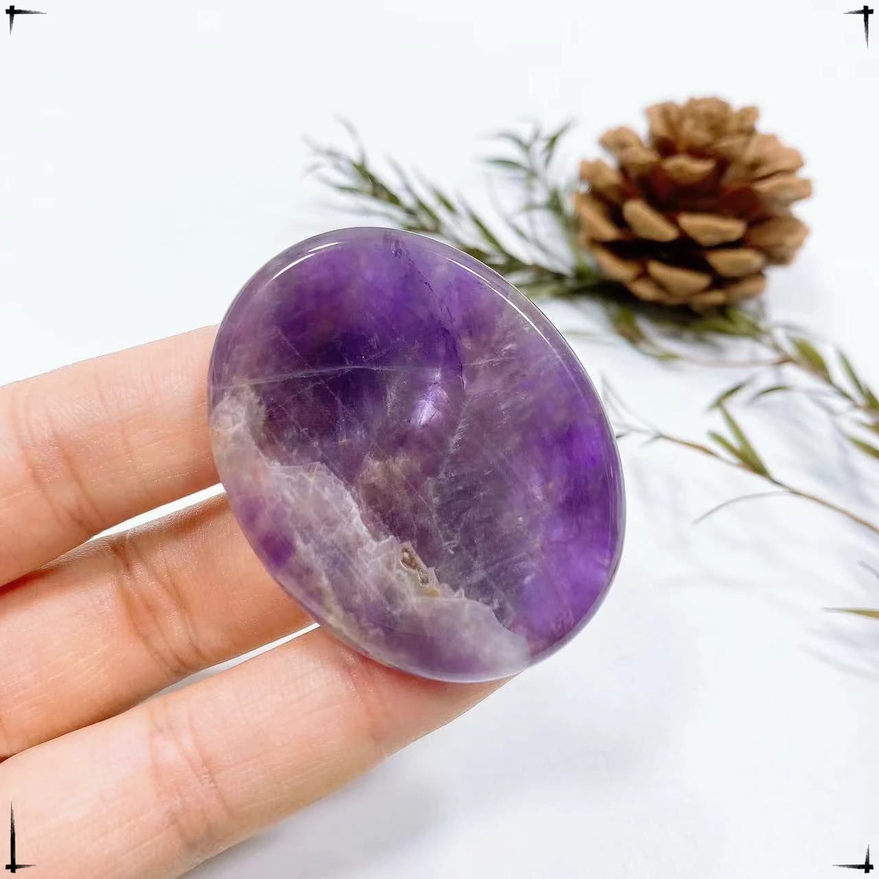 Pouce de Charbon Naturel Ovale pour Décoration de Maison
