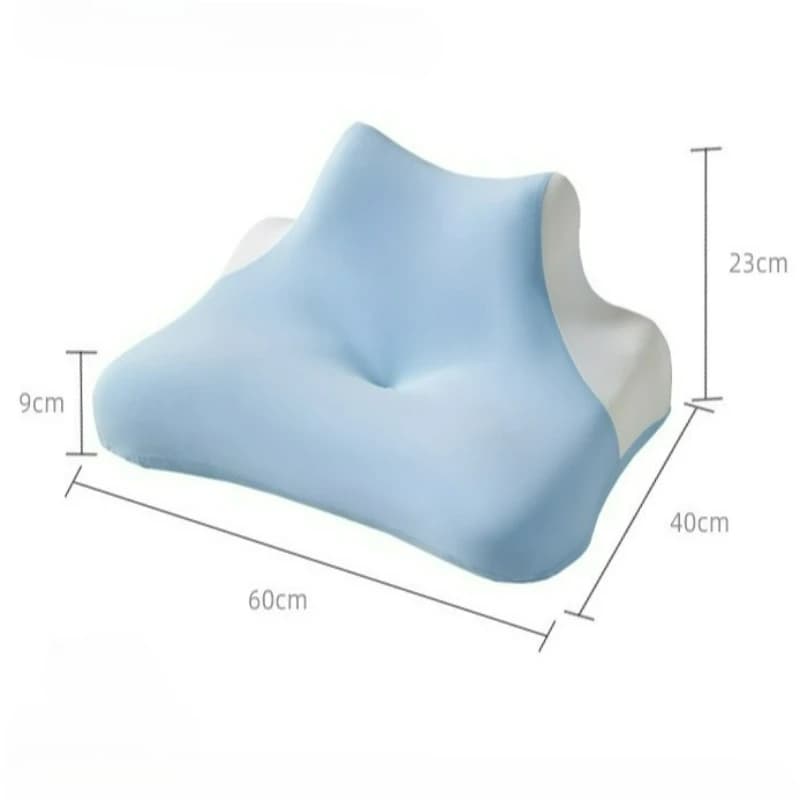 Oreiller de sommeil en mousse à mémoire de forme pour sommeil profond, soutien cervical, ergonomique et confortable pour la positionnement corporel