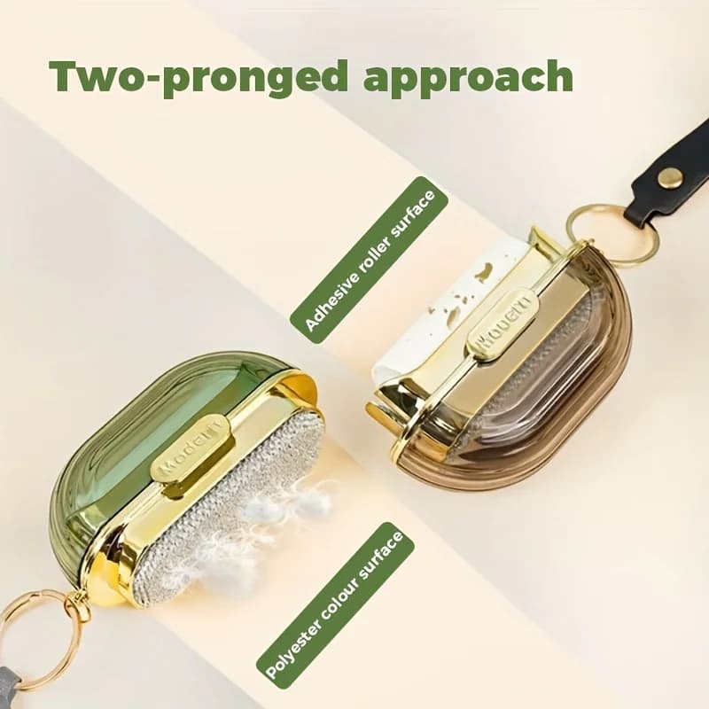 Rouleau à peluches Double face de luxe, Portable et pratique pour organiser les vêtements, adapté aux poils d'animaux et à l'élimination de la poussière, Dus de voyage
