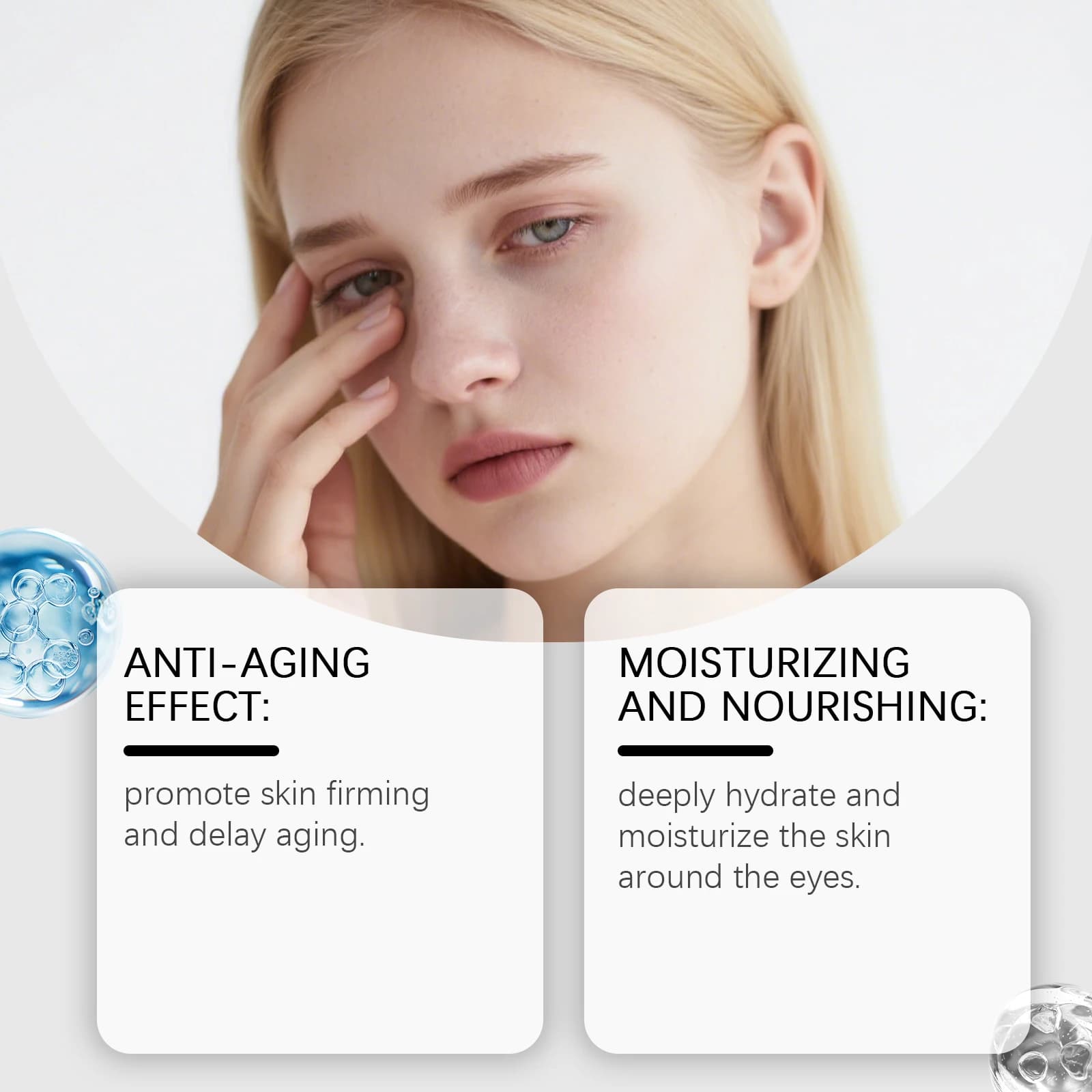 Crème raffermissante pour les yeux à la vitamine E