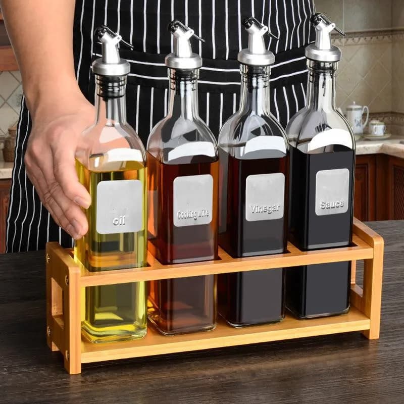 Pot d'huile en plastique anti-fuite, 150ML/250ML/500ML, assaisonnement de cuisine, Sauce soja, vinaigre, bouteille transparente d'huile d'olive