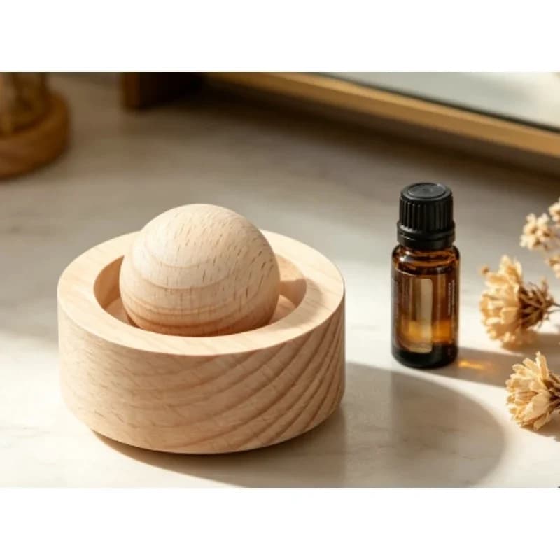 Diffuseur d'huiles essentielles en bois massif pour la maison