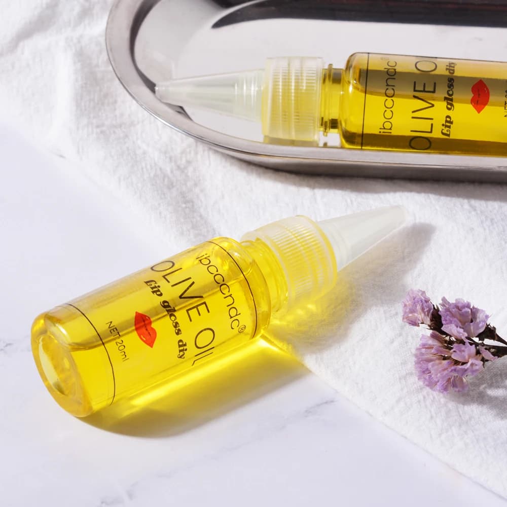 Brillant à lèvres à l'huile d'olive, liquide, saveur de pigment, Essence, goutte d'huile pour brillant à lèvres clair, Gel de Base, glaçage à lèvres hydratant sans odeur