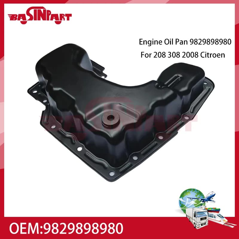Bac à huile moteur pour Peugeot 208 2008 Partner Citroën Berlingo C3 1.2 PureTech OE 9829898980 9802366780 Pièces automobiles