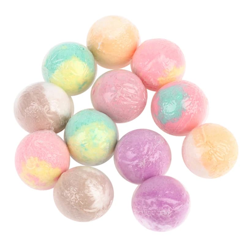 Ensemble de 12 mini pieds naturels faits à la main, bombe spa, hydratant, peau sèche, parfum relaxant, bio
