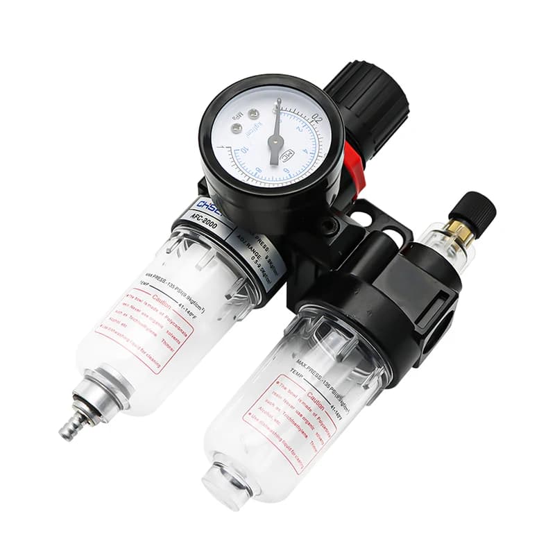 AFC2000 AFR2000 + AL2000 G1/4 compresseur d'air séparateur d'huile et d'eau le filtre à air est utilisé pour réduire le régulateur de valve de pression