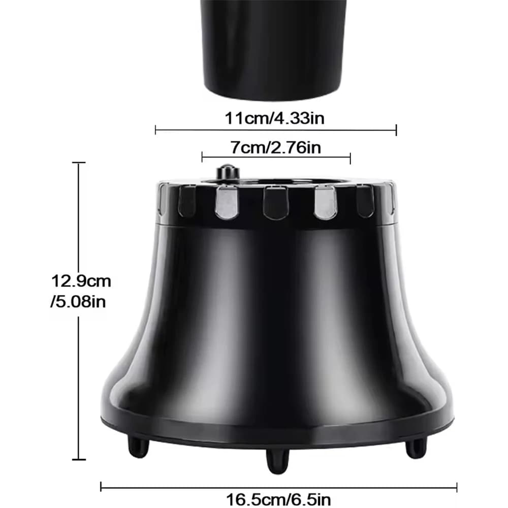 Diffuseur de cheveux universel Adaptable pour sèche-cheveux avec conception rotative cheveux bouclés grande capuche de vent forme fixe dispersant le vent
