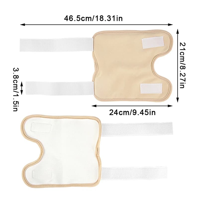 Pack d'huile de ricin réutilisable, articulations du genou et du coude, coussinets de compression d'huile de ricin, enveloppes réglables, aide à l'auto-conditionnement, soins des Muscles