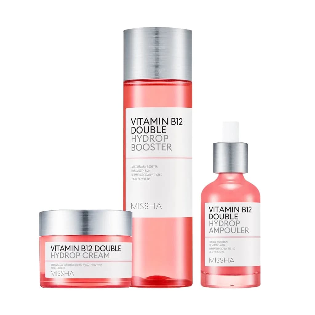 MISSHA vitamine B12 Double Hydrop Booster 195ml sérum hydrater Essence du visage crème