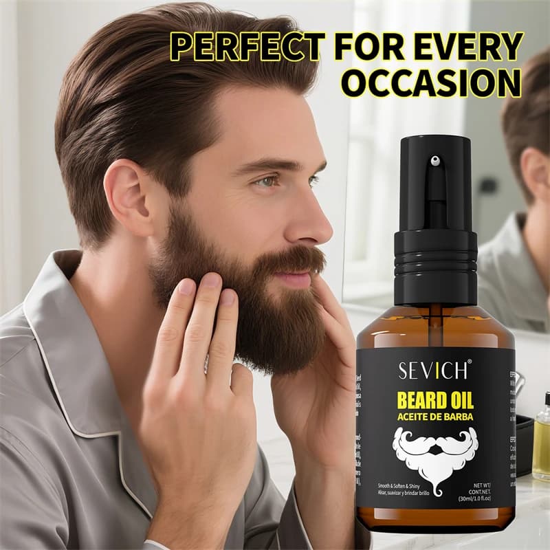 Kit d'huile pour barbe pour hommes