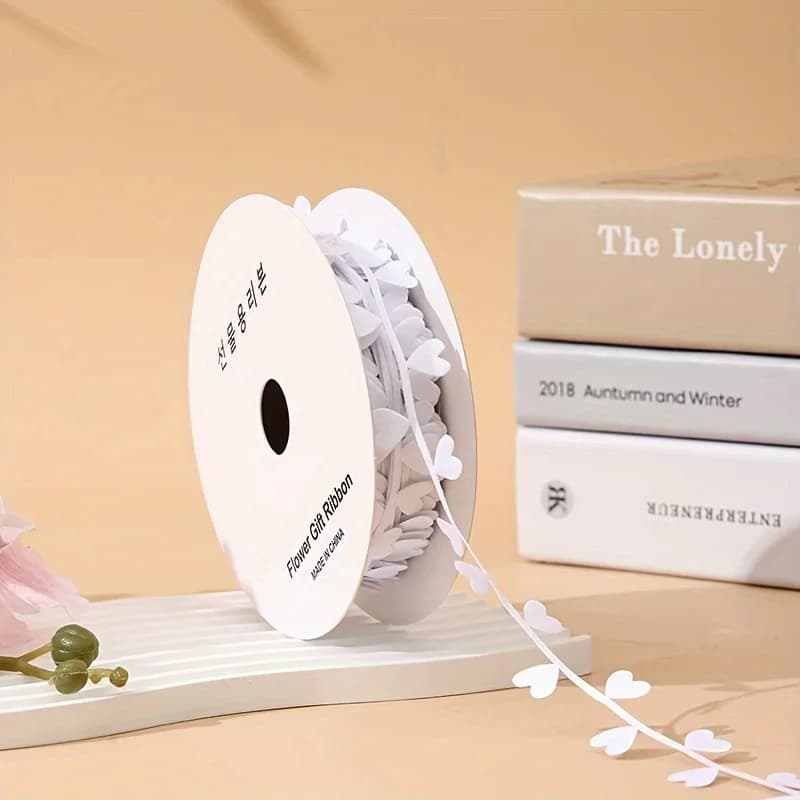 1 rouleau de sangle d'amour connectée de 354 pouces, ruban d'emballage cadeau, ruban de décoration pour vêtements, décoration de vacances, emballage de la saint-valentin