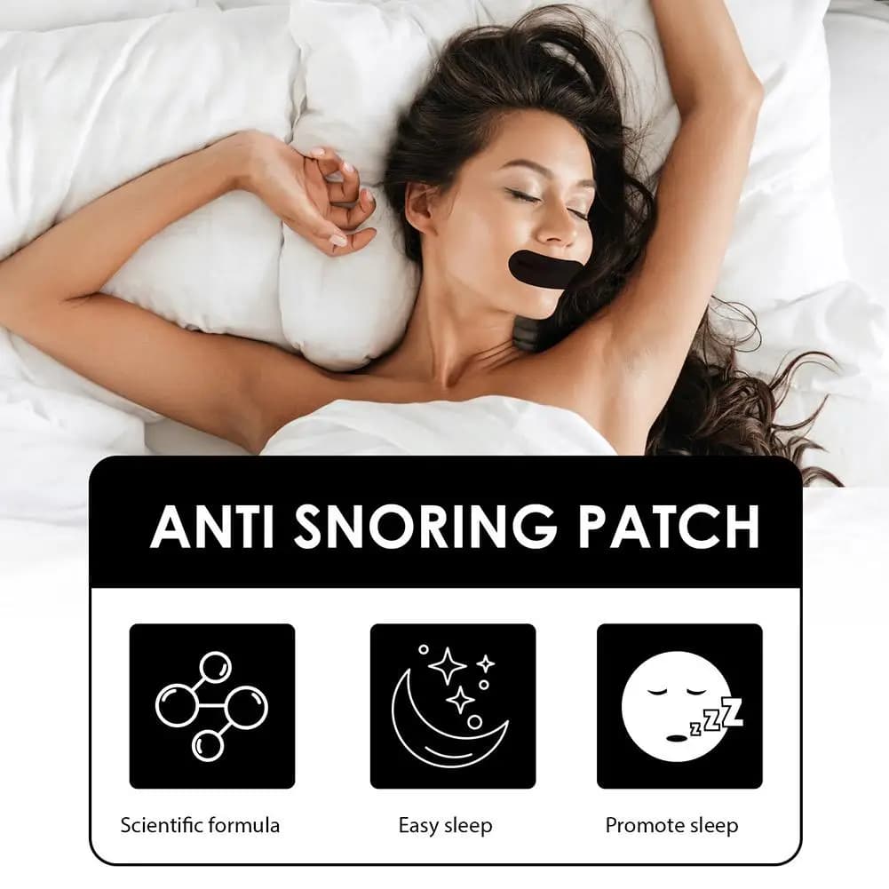 Patch pour arrêter de ronfler, Correction de la respiration du nez, améliore le sommeil, favorisant une meilleure haleine, bande orthopédique Portable pour le sommeil nocturne et la bouche