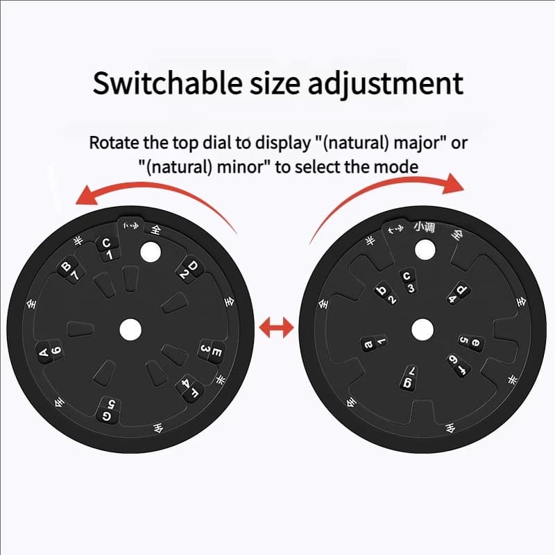 Roues d'accords de guitare, théorie musicale, cinquième roue, outil de mélodie, accords de guitare, disque de théorie musicale pour Piano, outil d'apprentissage de la guitare