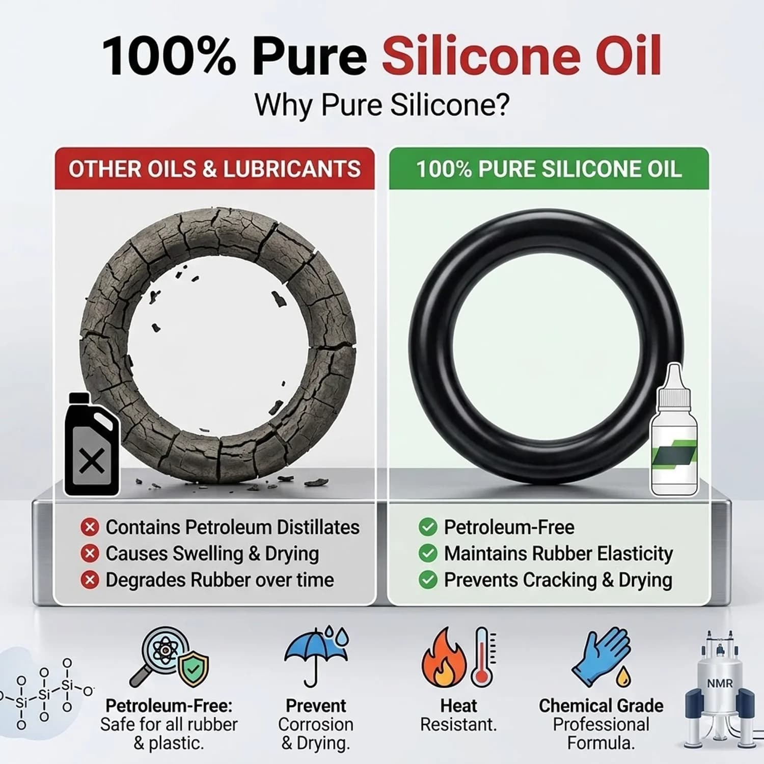 Huile de silicone 100 % pure pour airsoft