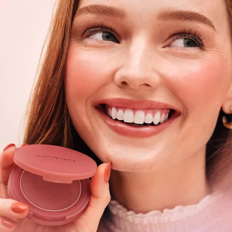 Rare Beauty Soft Pinch Matte Bouncy Blush Cream, texture crème de pomme de terre, longue tenue, naturelle, non collante, légère, maquillage pour le visage
