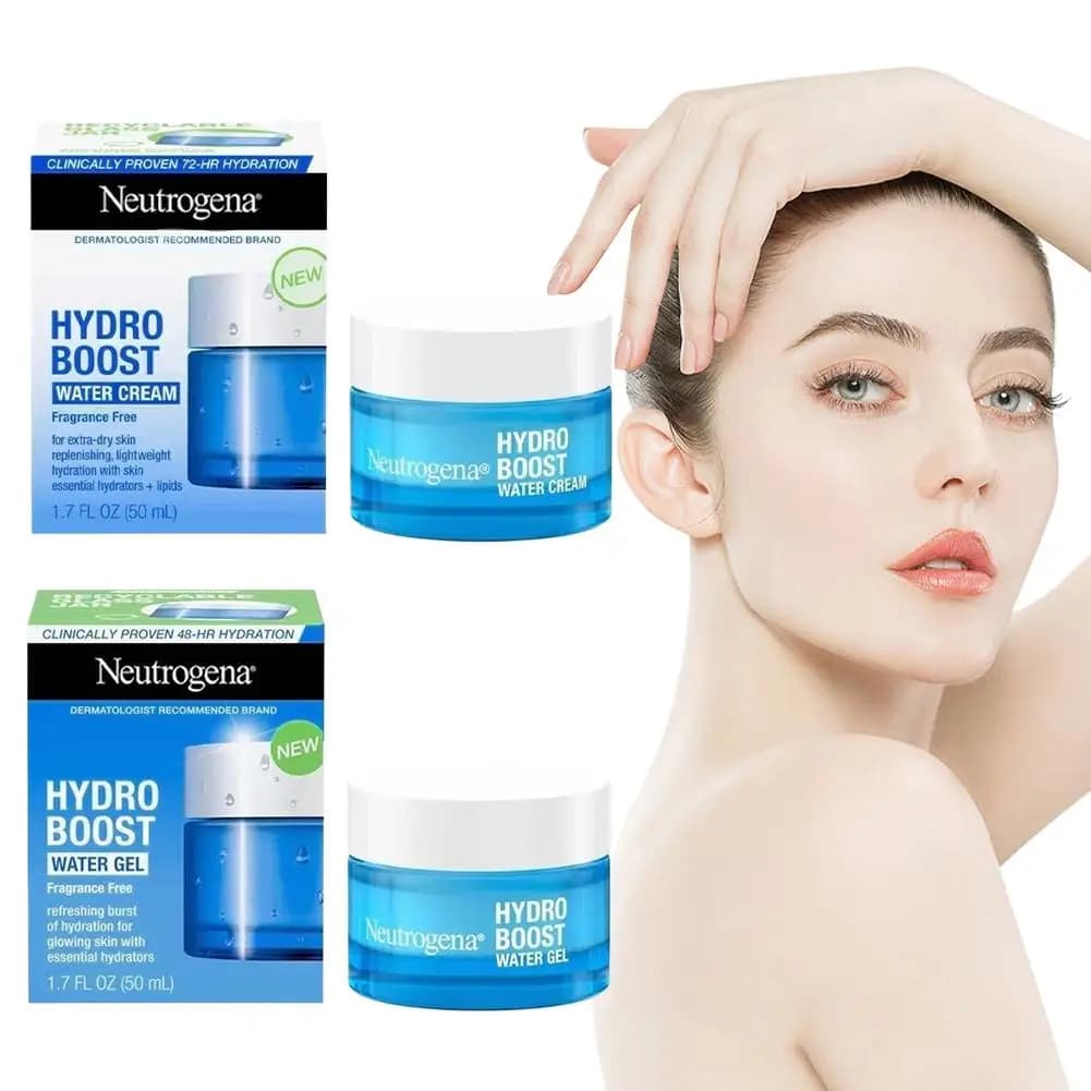 Hydro Boost – Gel d'eau hydratant, crème pour le visage à l'acide hyaluronique pour la peau hydratante et repulpante, soins pour la peau du visage sans huile