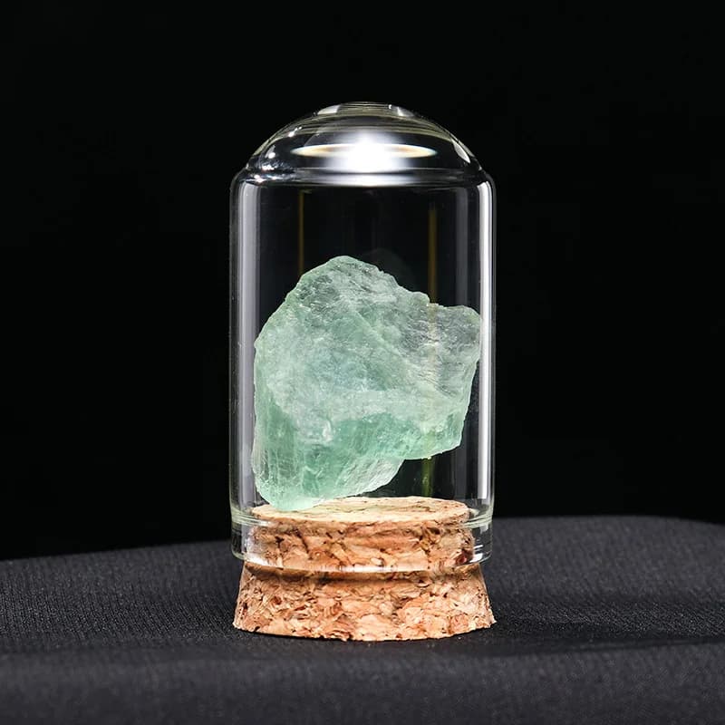 Échantillon de cristal naturel à exposition, forme géométrique, échantillon de roche d'agate, enseignement éducatif, style moderne et simple, décoration d'intérieur, cadeau