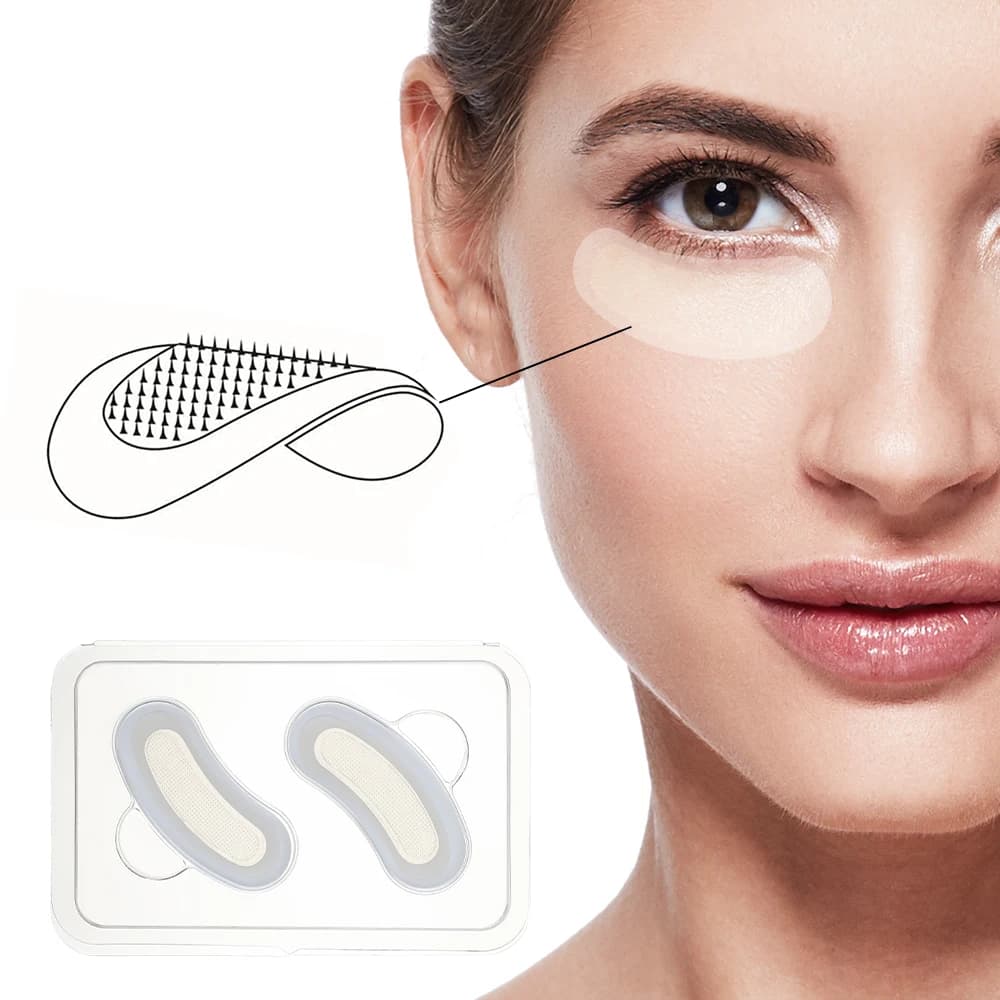 Patchs pour les yeux à micro-aiguilles à l'acide hyaluronique, masque Anti-vieillissement, cernes, hydratant sous les yeux, coussinets de Gel, soins pour la peau