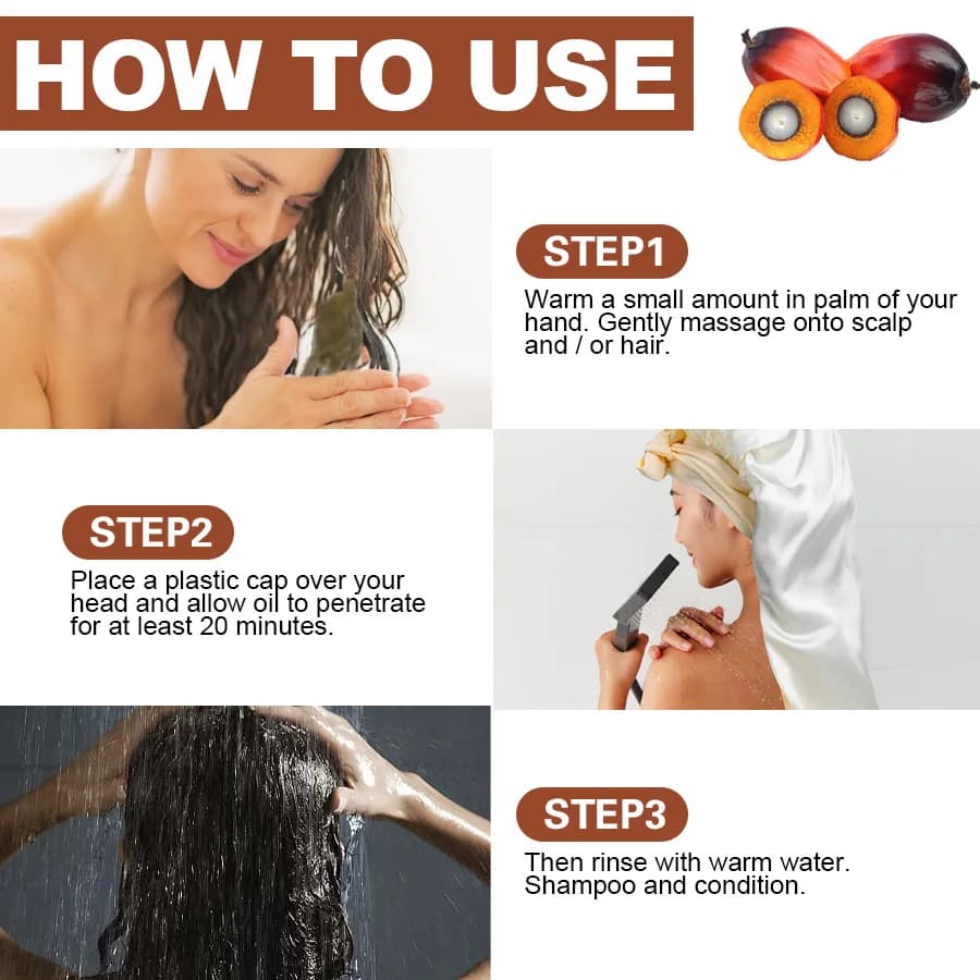 LOCKMIO 120g huile de Batana pour nourrir en profondeur racines revitalisant de Batana naturel améliorer les frisottis cheveux femmes produits de soins capillaires pour les femmes