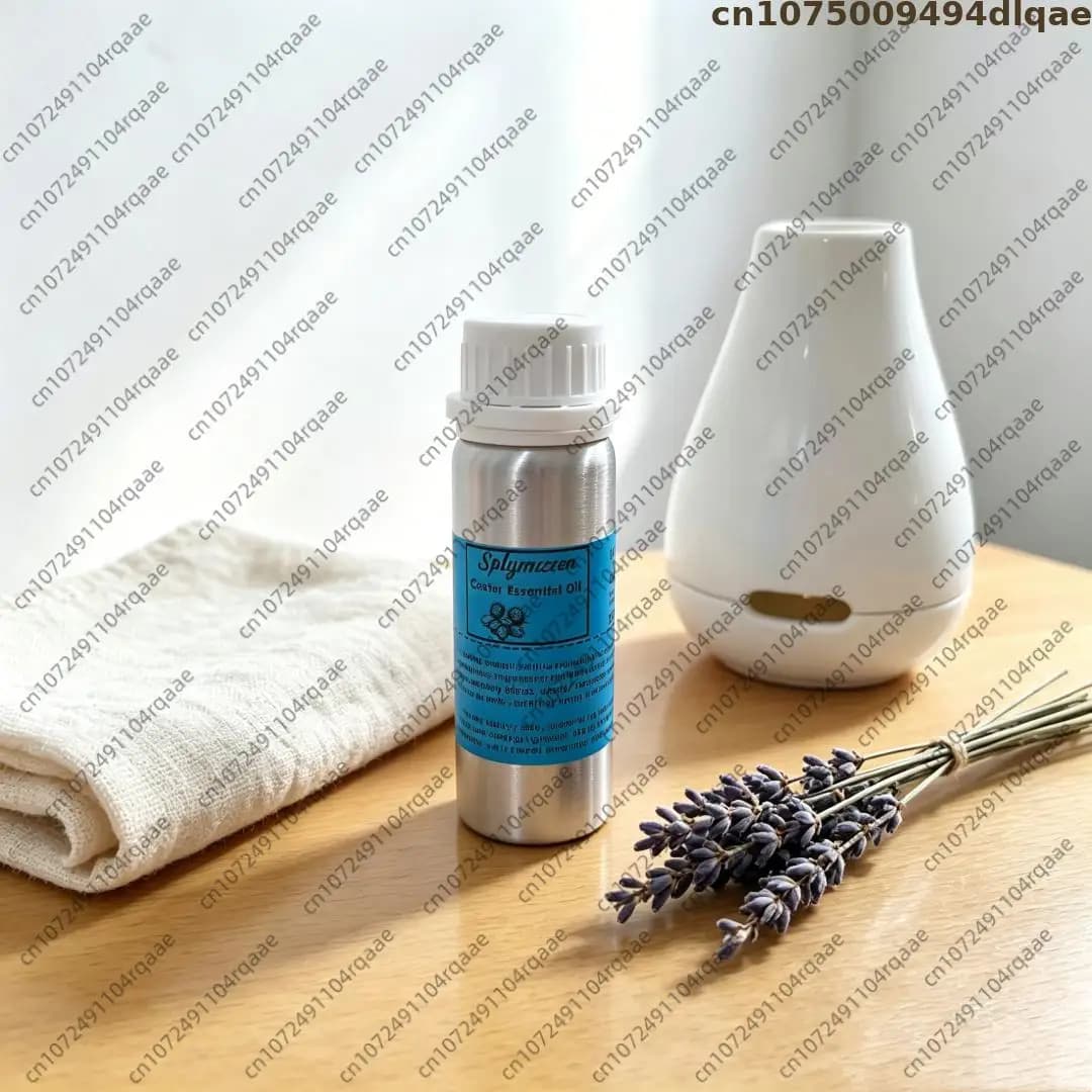 Huile essentielle de ricin pure et naturelle, huile parfumée aromatique 100% naturelle pour diffuseurs d'aromathérapie, humidificateurs, fabrication de bougies et de savons
