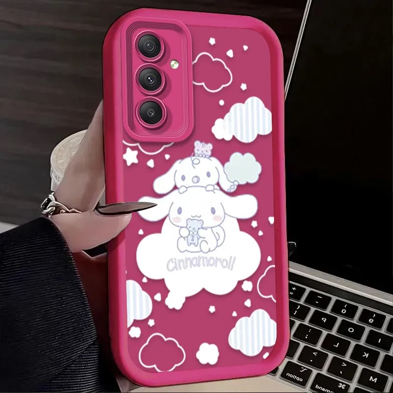 Jolie coque cannelle pour Samsung Galaxy A54 A05 A05S A34 A24 A14 A53 A33 A23 A13 A52 A52S A32 A22 A12 A71 A51 A31 A50