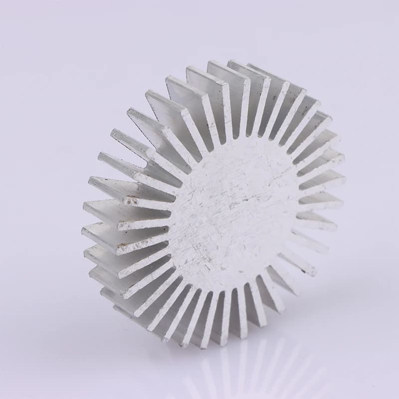 COB-Dissipateur thermique LED en alliage d'aluminium, 50mm de diamètre, 3 ~ 7W, haute puissance