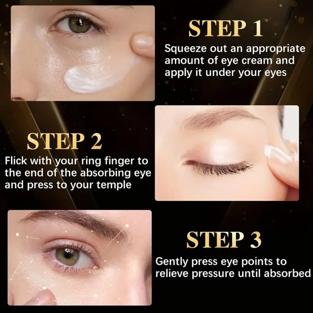Crème pour les yeux à la caféine, estompe les cernes, raffermissant, élimination des poches, hydratante, éclaircissante, Anti-âge