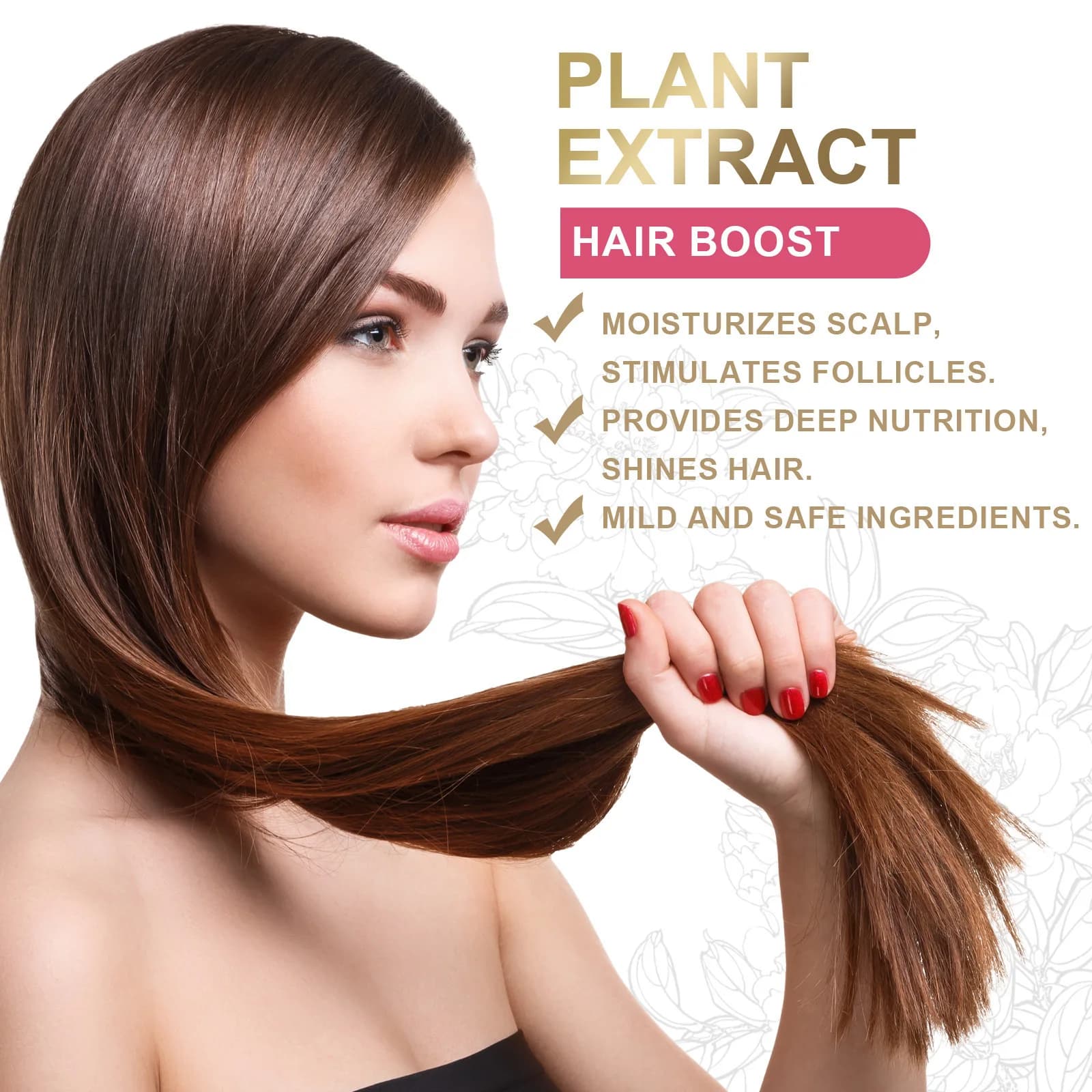 Huile essentielle pour les soins des cheveux