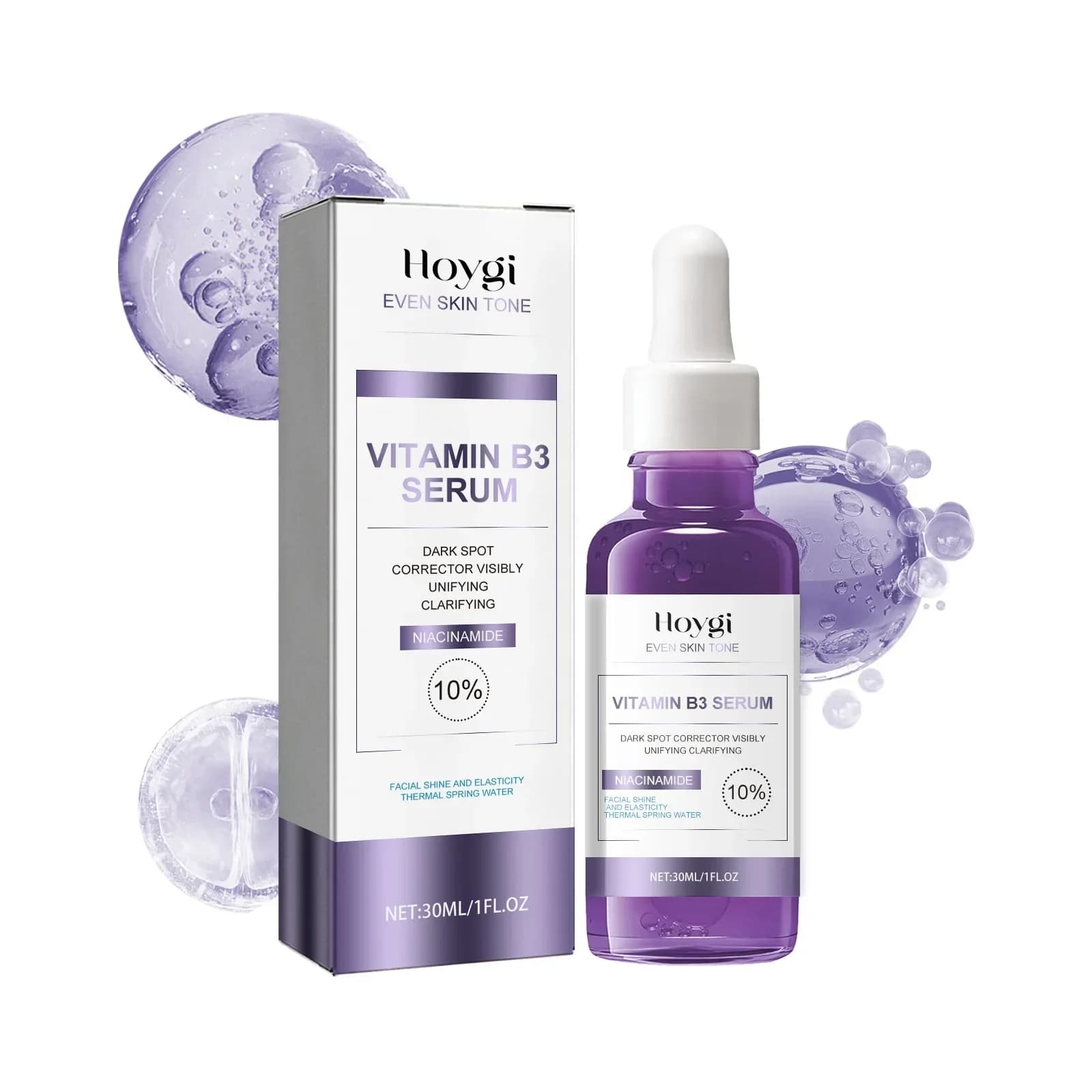 Sérum Anti-rides pour le visage, élimination des taches foncées, Anti-vieillissement, estompe les marques d'acné, ridules lisses, raffermissant, vitamine B3, Essence blanchissante