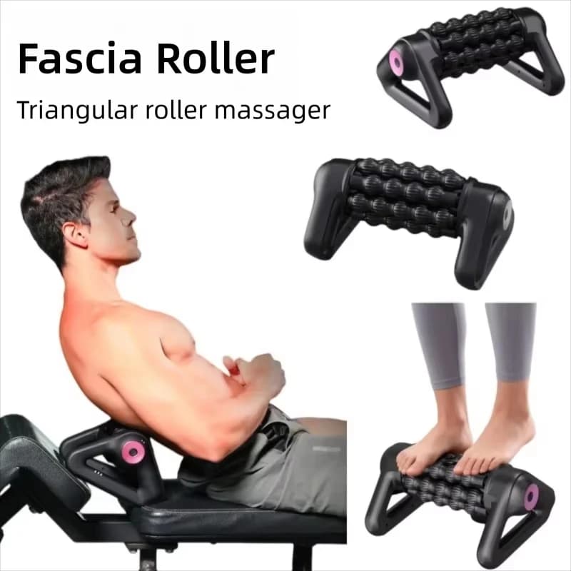 Masseur électrique multifonctionnel à rouleaux pour la relaxation musculaire de tout le corps, colonne de yoga automatique pour un soulagement des tissus profonds