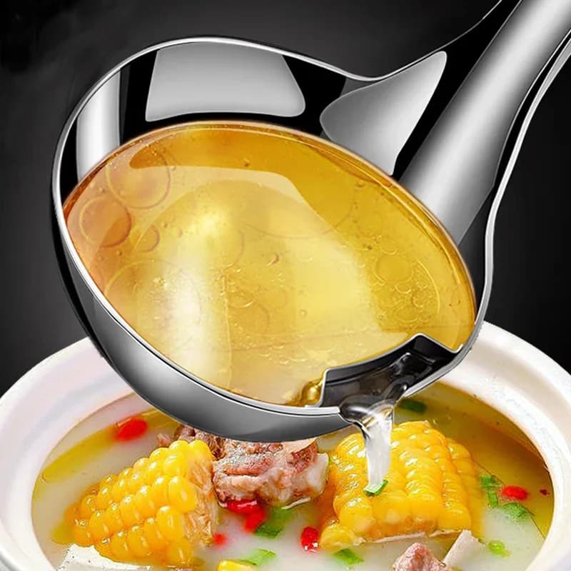Mathiateur de graisse de soupe en acier inoxydable