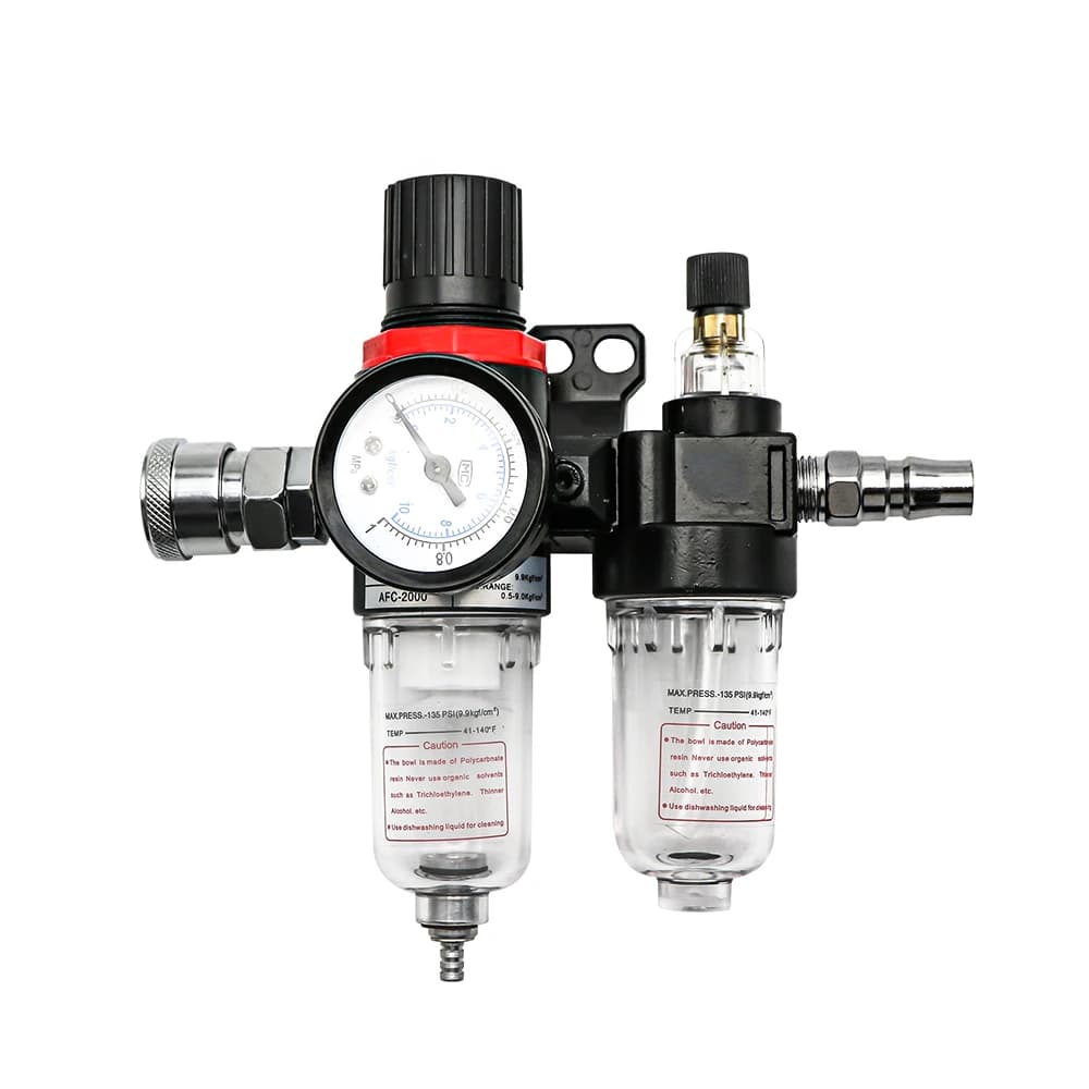 AFC2000 AFR2000 + AL2000 G1/4 compresseur d'air séparateur d'huile et d'eau le filtre à air est utilisé pour réduire le régulateur de valve de pression