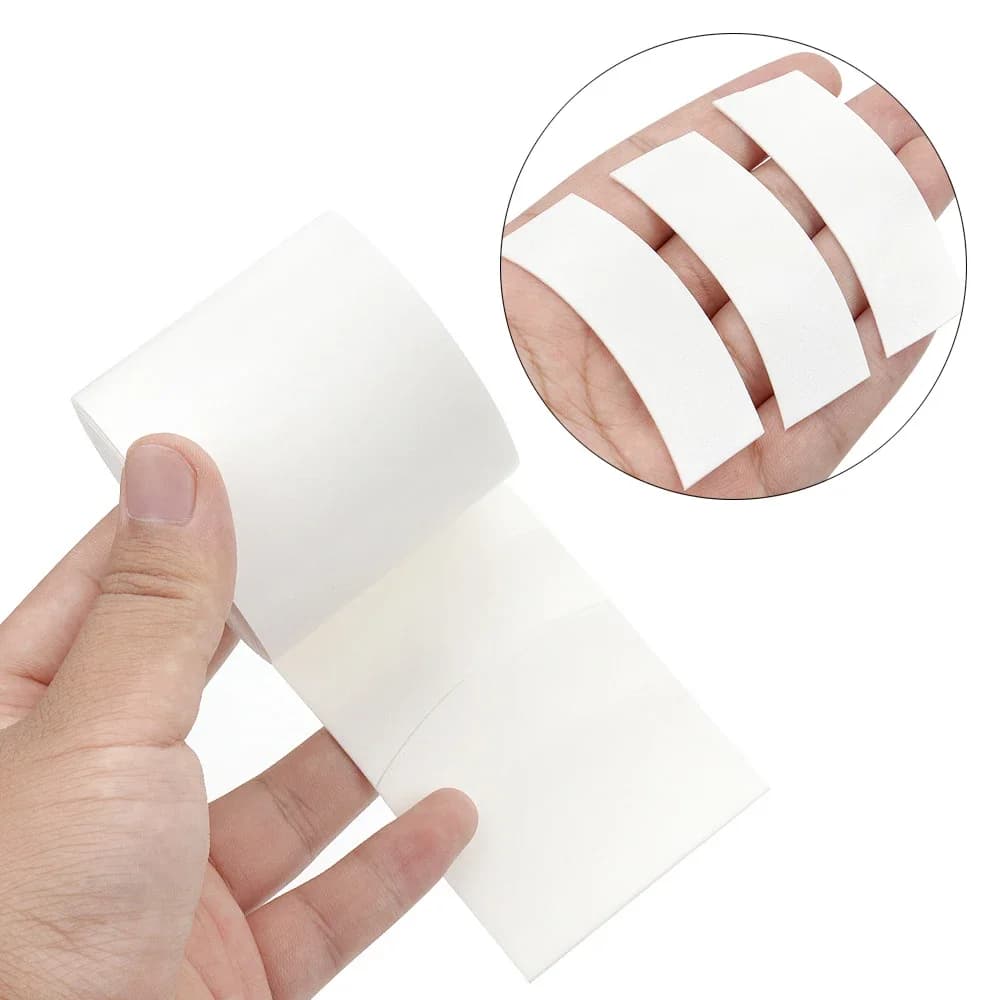 Rouleau de bandes adhésives pour les yeux, 110 pièces/rouleau, patchs sous les yeux, tampons en Gel pour cils, bande adhésive, autocollants pour extensions de cils, accessoires de maquillage