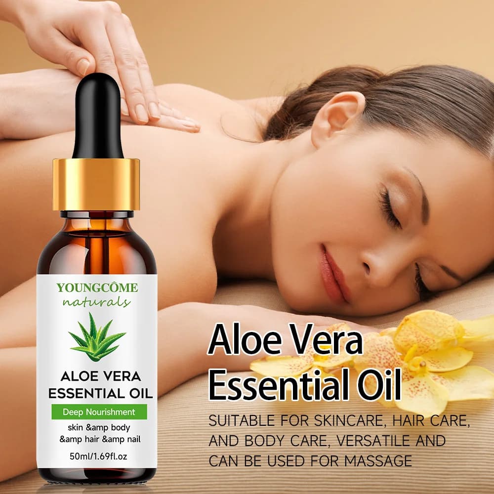 YOUNGCOME Huile essentielle hydratante pure à l'aloe vera