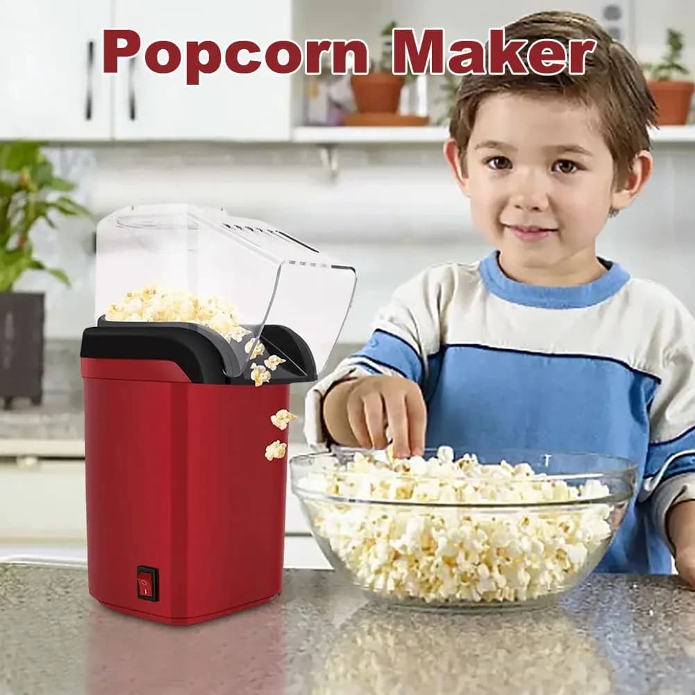 Machine à pop-corn à taux de pop-corn entièrement automatique, Mini Machine à pop-corn électrique à Air pour la cuisine domestique