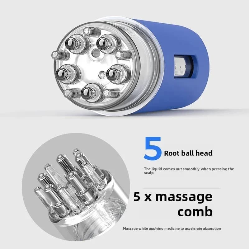 Applicateur d'huile capillaire, masseur de cuir chevelu, peigne liquide, Mini peigne de Massage, huile essentielle, guidage liquide, masseur Anti-perte de cheveux