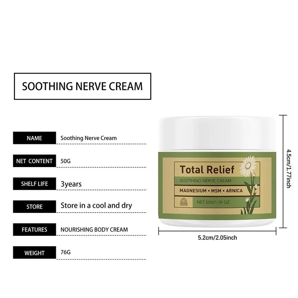 1-3Pcs Crème corporelle apaisante au magnésium - Soulage les tensions et l'inconfort musculaire, hydratation profonde pour tous les types de peau
