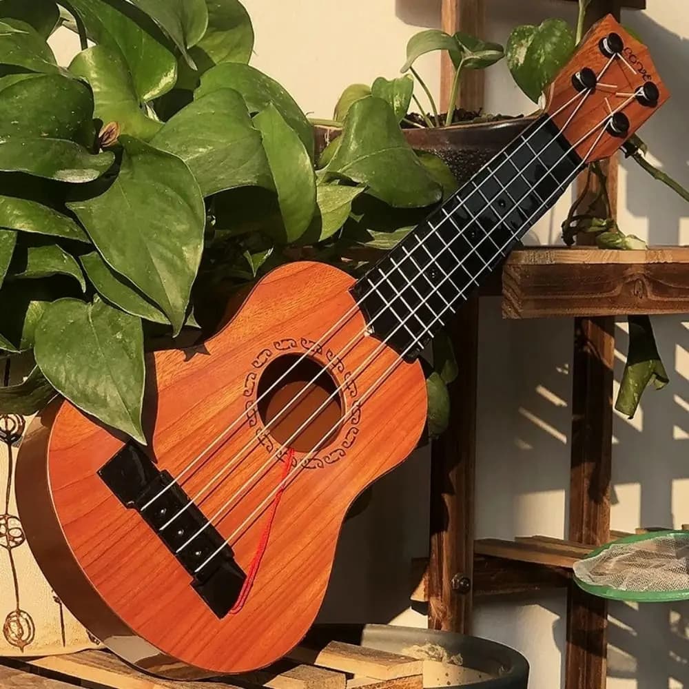 Mini jouet de guitare pour tout-petits Kids Ukuléles Instrument pour débutant pour les enfants