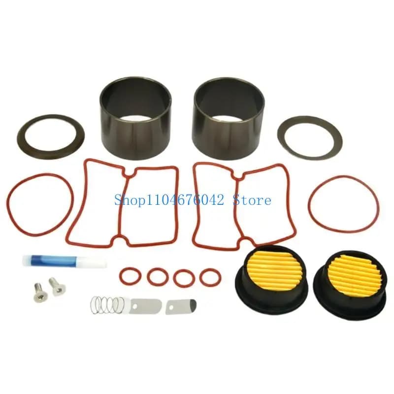 Kit d'entretien pour compresseur d'air silencieux sans huile, 20 pièces, 750W, outil d'entretien pour compresseur d'air pour la maison, le garage et un usage professionnel