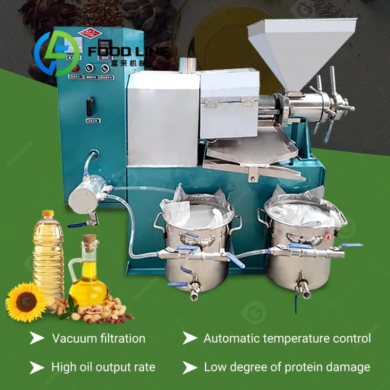 Presse à huile de noisette, d'arachide et de colza de haute qualité, grande machine de pressage pour usine de fabrication