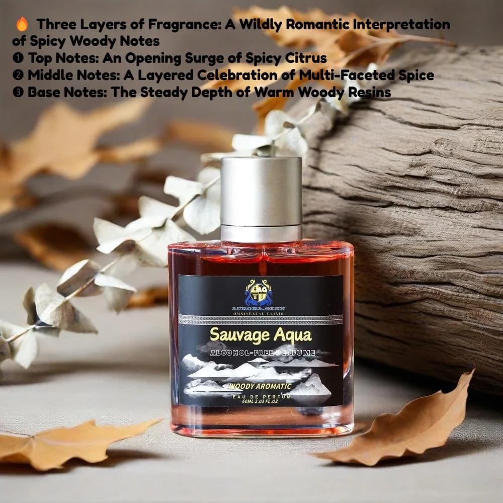 Huile Essentielle Parfumée 60ml – Parfum Longue Durée pour Chambre et Vêtements – Parfum Enrichi en Phéromones – Notes Boisées Riches et Intenses