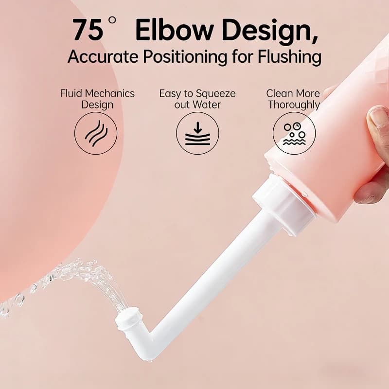 Bouteille de toilette post-partum 500 ml pour l'essentiel après l'accouchement