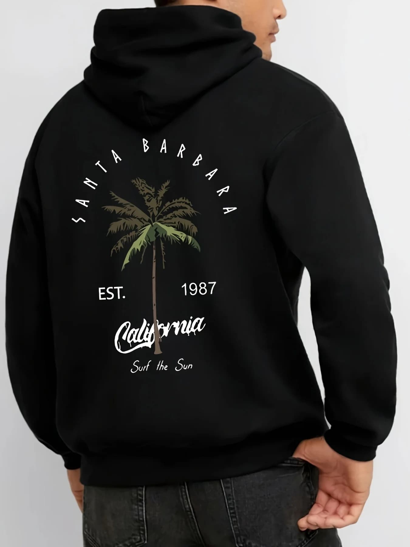 Sweat-shirt à capuche à manches longues pour hommes et femmes, imprimé palmier Tropical, mode automne hiver, quotidien décontracté, ample, vêtements de sport chauds de rue