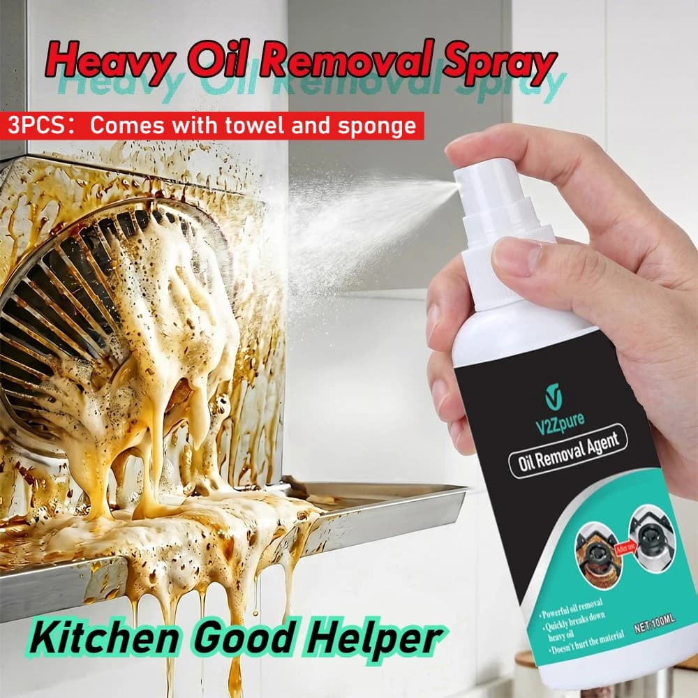 Dégraissant puissant pour graisses tenaces, dissolvant rapide pour cuisinières, grilles, fours et réchauds domestiques, spray de nettoyage