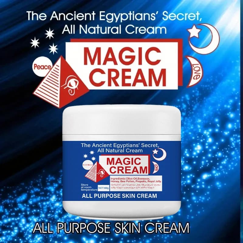Crème Magique Égyptienne - Hydratante Multi-Usages pour Tout le Corps, Apaisante et Hydratante, Absorption Rapide, Non Grasse