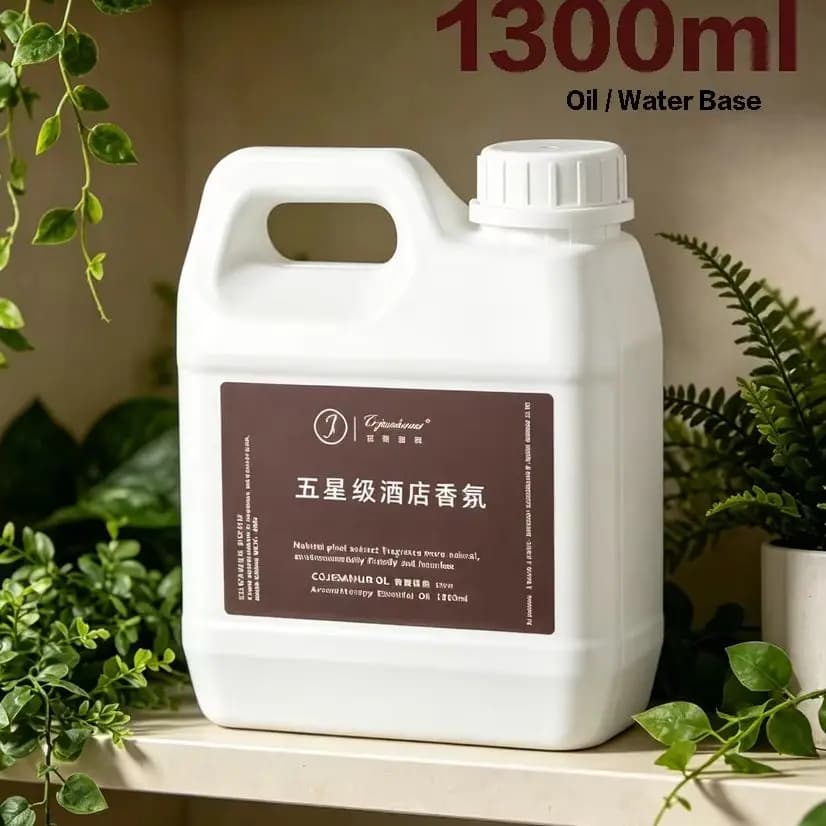 Recharge d'huile essentielle d'aromathérapie à base d'eau/huile de 1300 ml pour diffuseur/humidificateur, parfum d'ambiance pour bureau/hôtel/maison, assainisseur d'air
