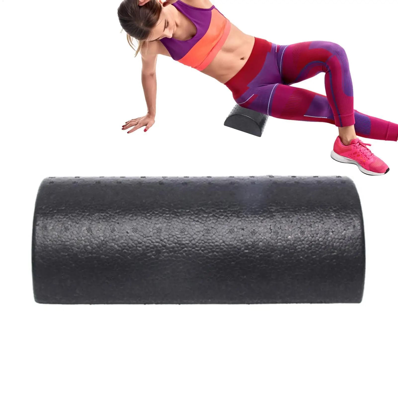 30cm demi-rond Epp mousse rouleau mousse rouleau Yoga Pilates Fitness gymnase Fitness exercice Yoga blocs avec Massage Point flottant