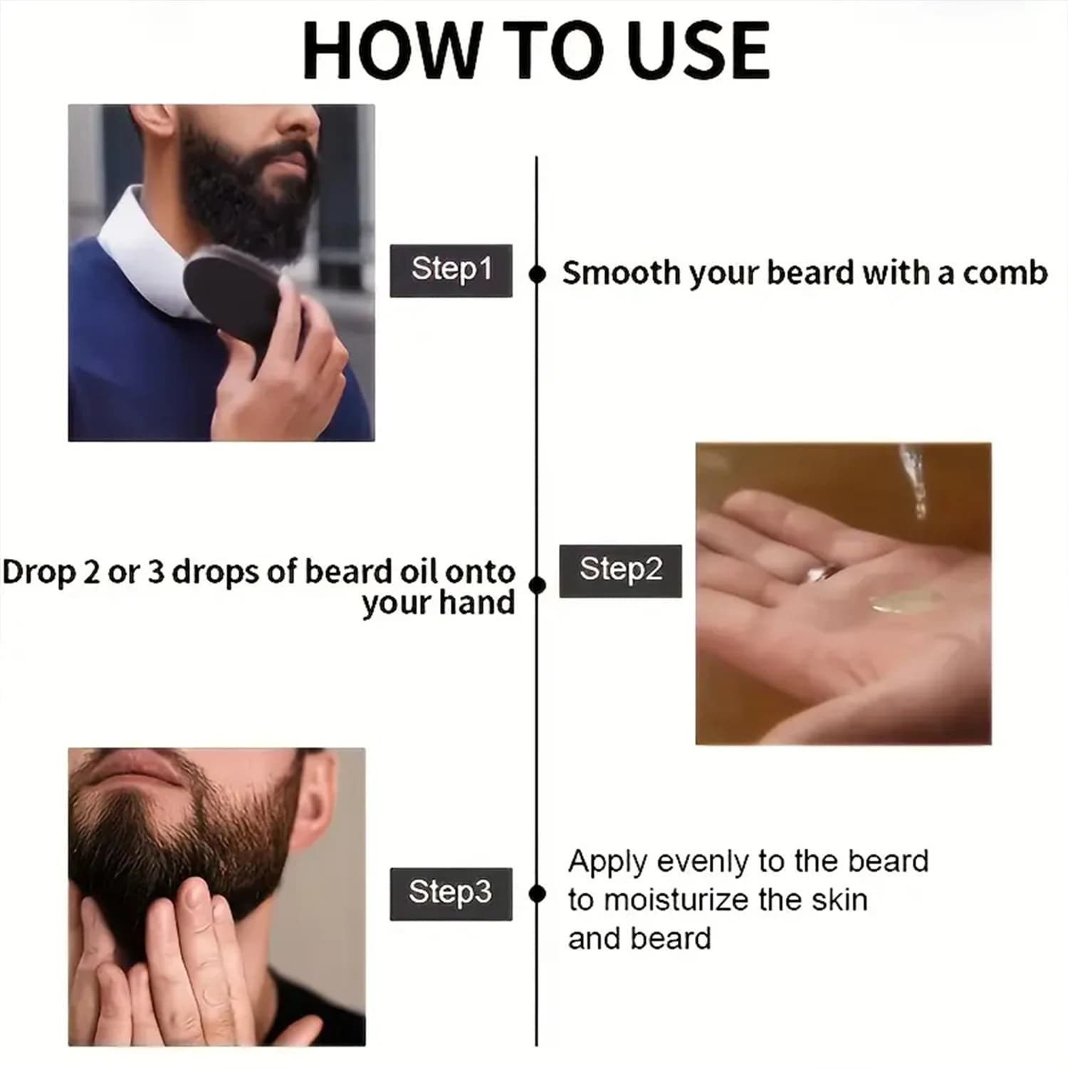 Huile à barbe Levin : le mélange ultime pour la croissance et la brillance. Hydrate en profondeur pour une barbe plus douce, plus silhouette et gérée