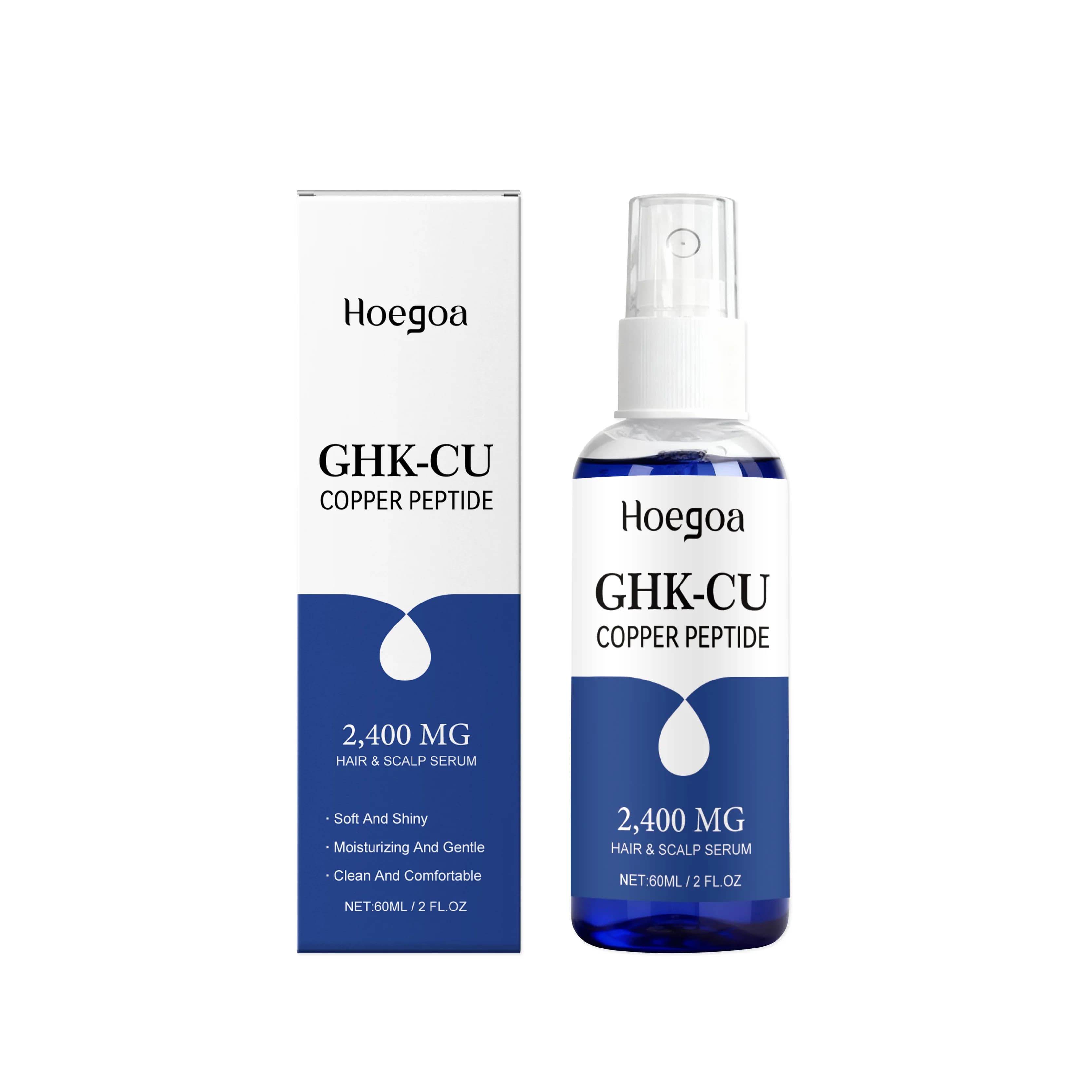 Sérum capillaire et pour le cuir chevelu au peptide de cuivre