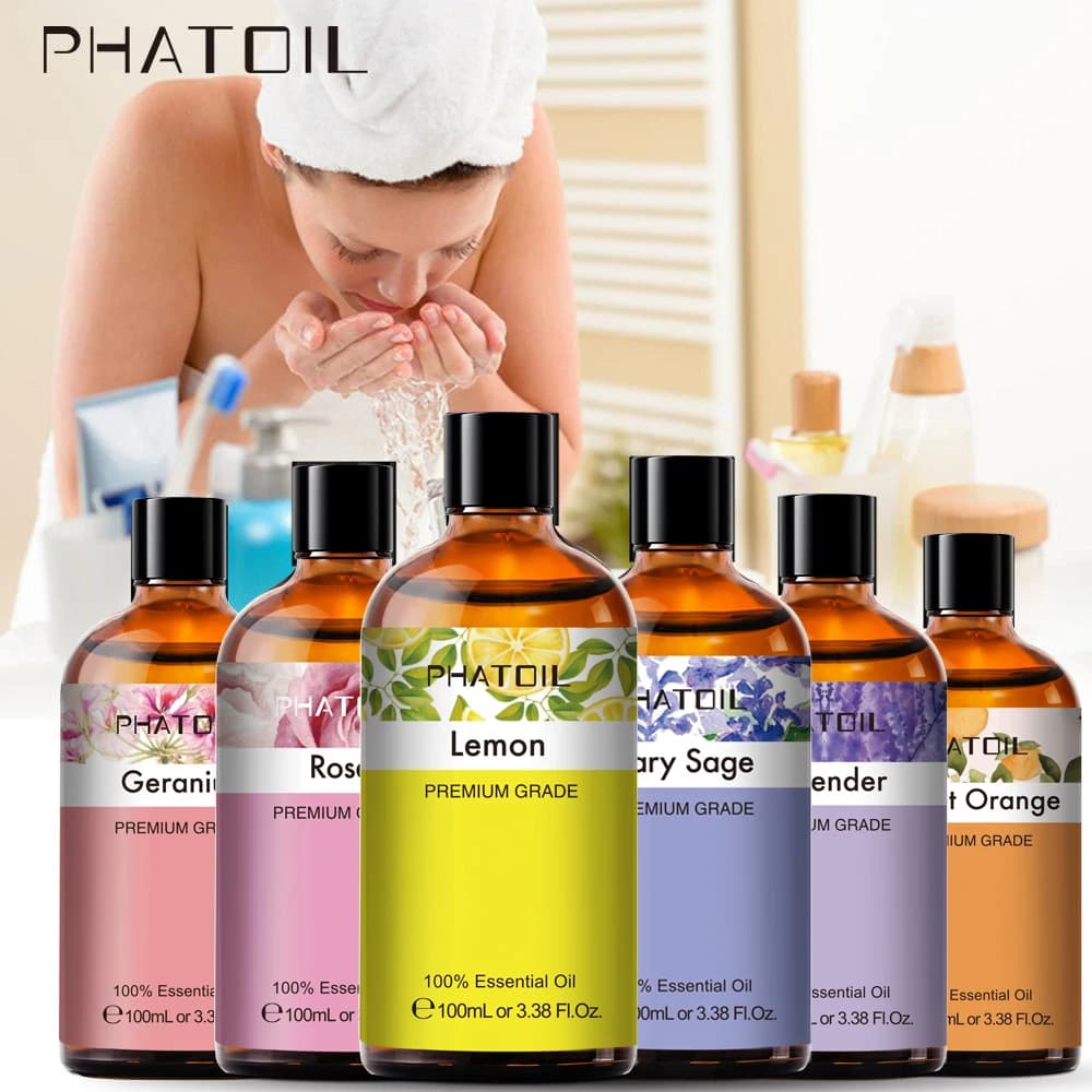 Diffuseur d'huiles essentielles naturelles pures pour les soins de la peau